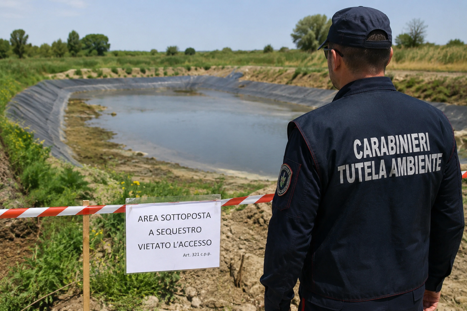 Capaccio Paestum, scoperta area abusiva per liquami: scatta il sequestro