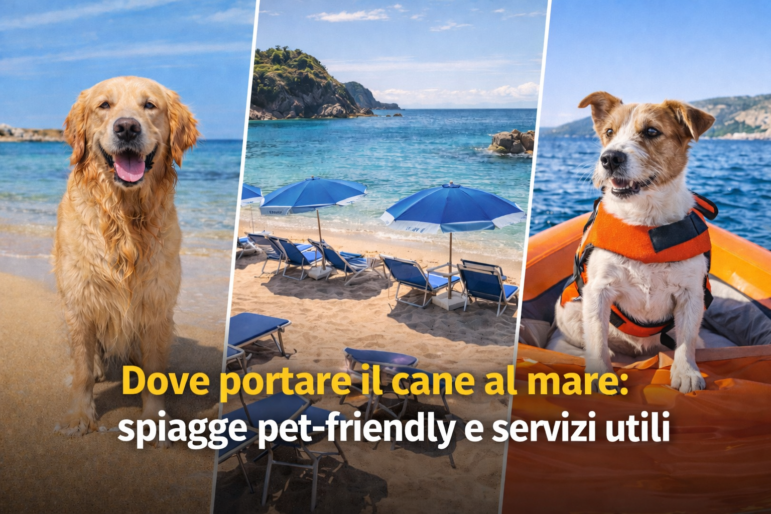Dove portare il cane al mare in Campania (2026): guida completa alle spiagge pet friendly provincia per provincia