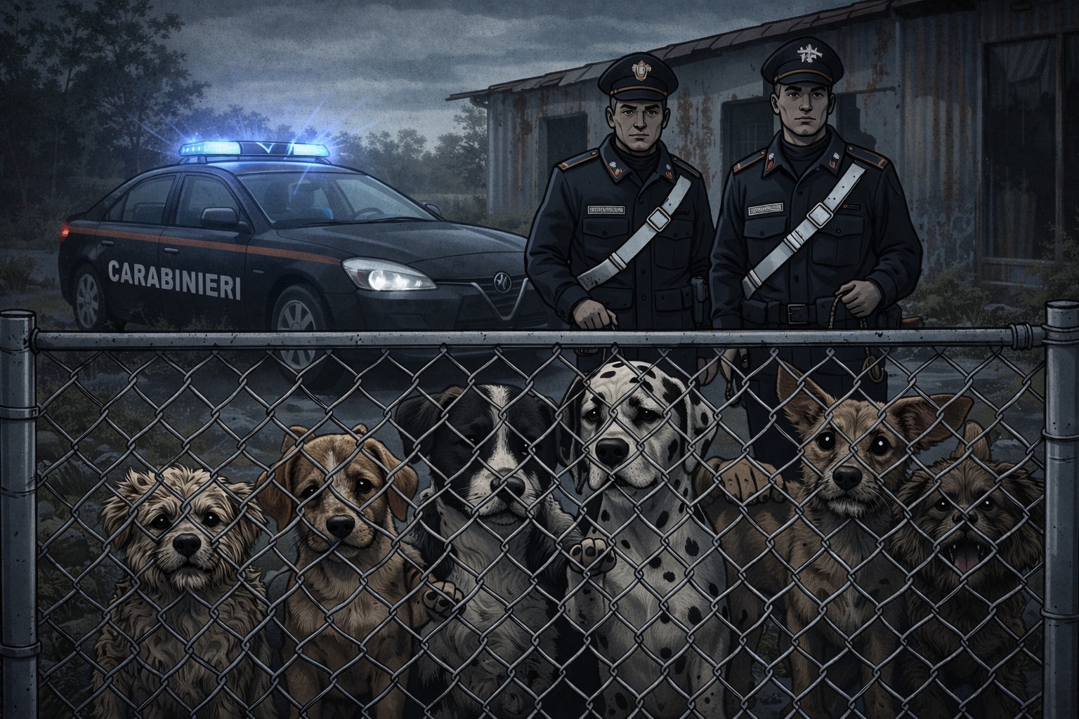 Ferrara: sei cani salvati dopo una segnalazione dei cittadini