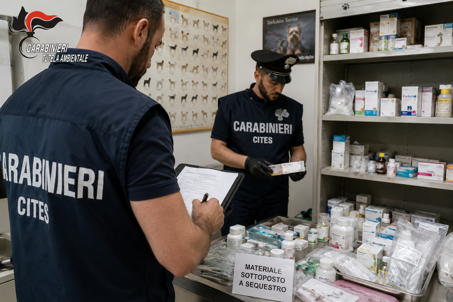 Finta Veterinaria Denunciata a Palermo: Truffa dei Pedigree e Farmaci Scaduti