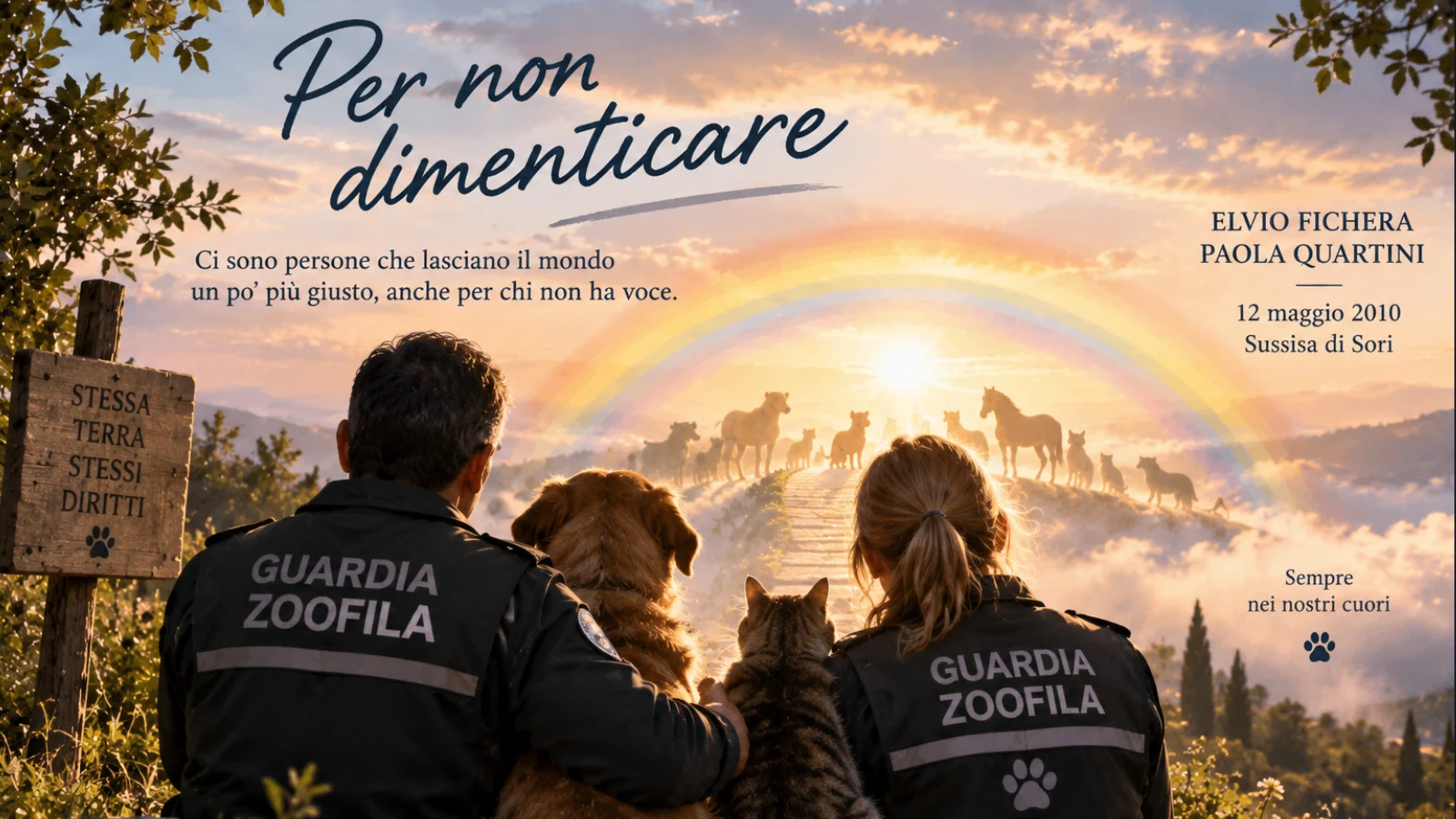 Per non dimenticare: Elvio e Paola, uccisi mentre difendevano gli animali