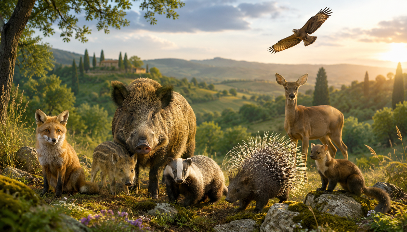 Animali Selvatici nel Lazio: Guida alle Specie Più Comuni e Regole di Convivenza