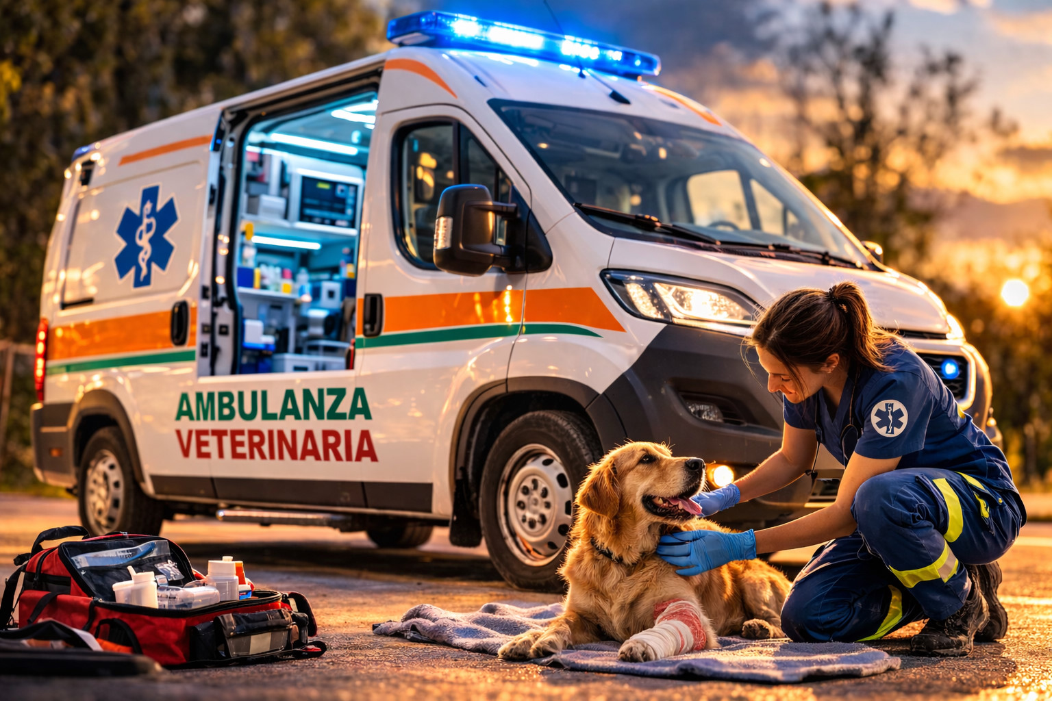 Soccorso veterinario a Roma: ambulanza attiva per emergenze animali