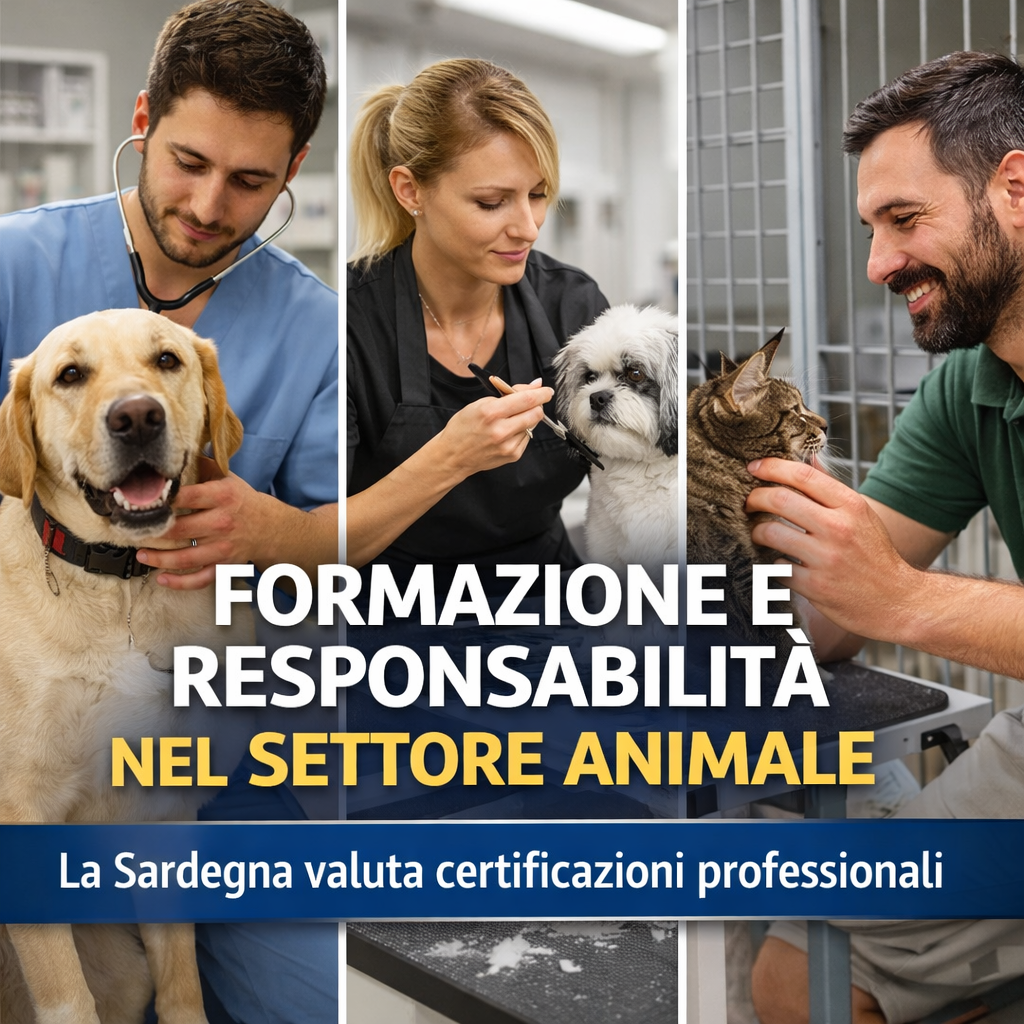 Sardegna: verso certificazioni obbligatorie per le professioni del benessere animale