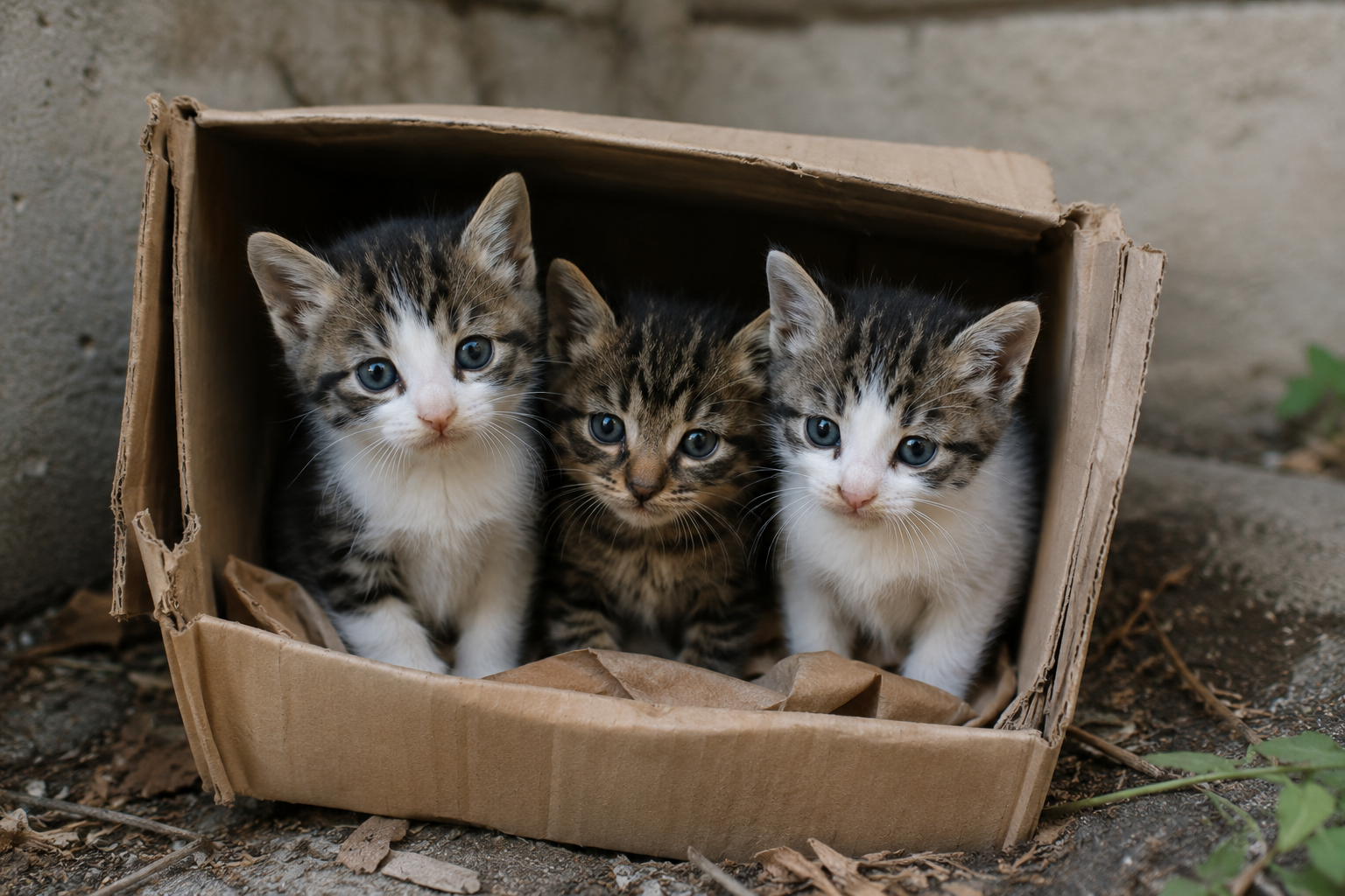 Tre gattini abbandonati in 48 ore vicino a una colonia felina: l'appello di ENPA per individuare il responsabile